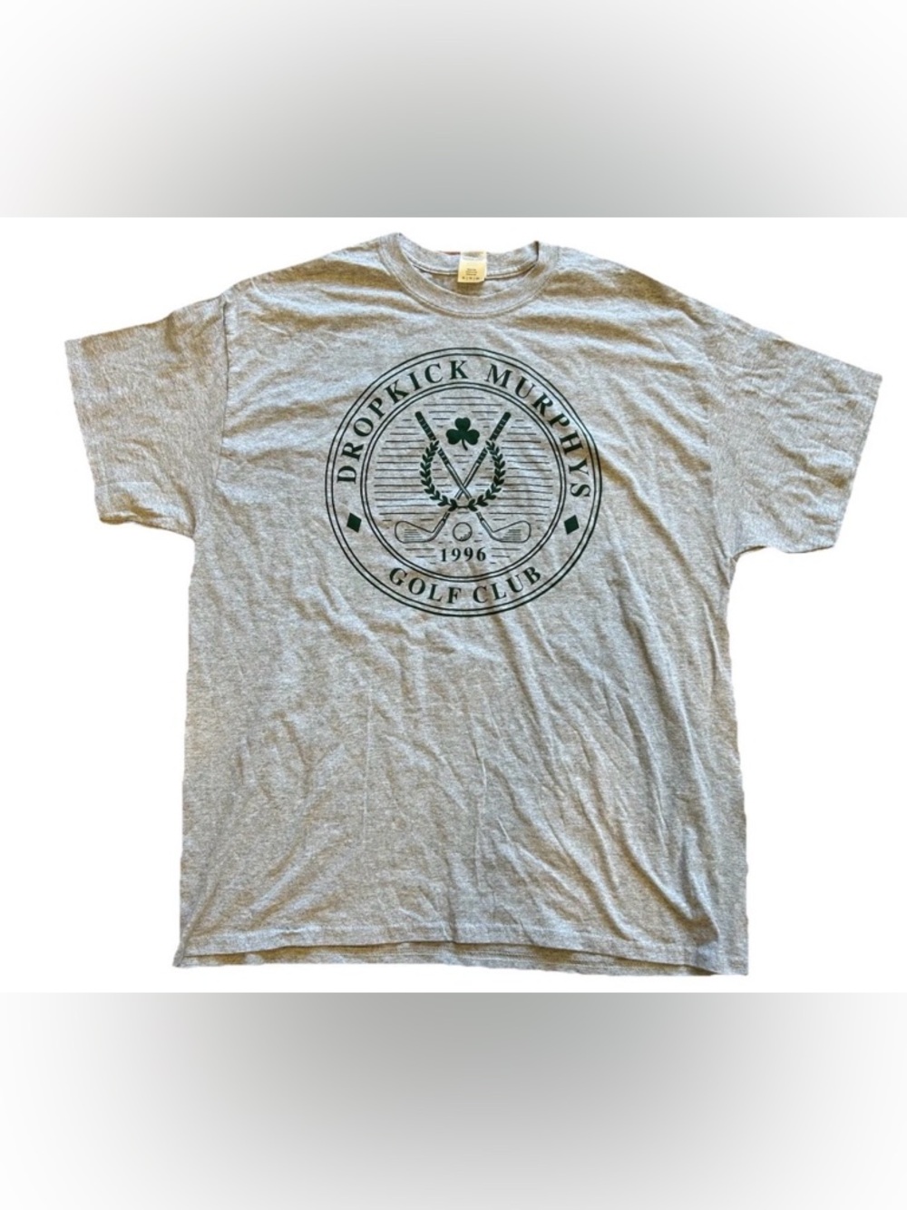 Dropkick Murphys Golf Club T‎ Shirt XL Gray Irish Celtic Punk Band Graphic Tee
